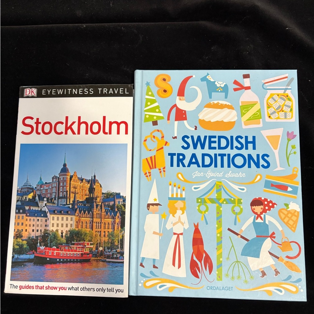 2 Pristine Books On Sweden “Stockholm PB & HB “Swedish Traditions” - Picture 1 of 13